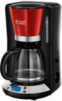 RUSSELL HOBBS Filterkaffeemaschine "Colours Plus+ Flame Red 24031-56" 1,25 l