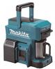 Makita Kaffeemaschine DCM501Z, Akku 18V, für 4 Tassen, 160ml, blau, mit Kaffeebecher