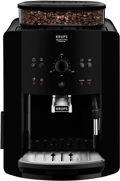 Kaffeevollautomat Handhabung & Ausstattung Krups Arabica Quattro Force EA8110 schwarz