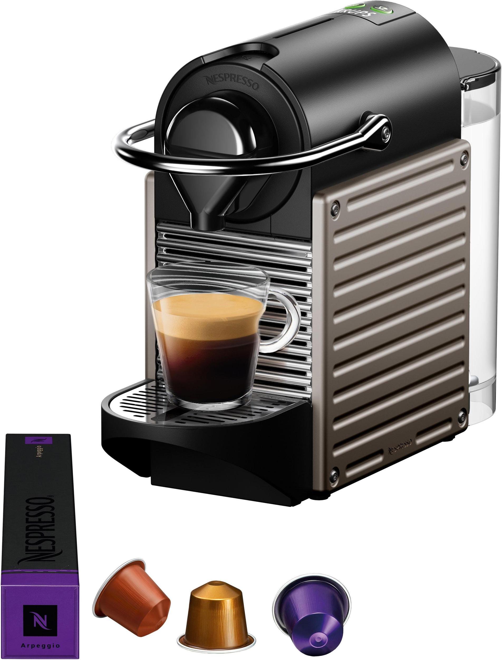 Krups Nespresso Pixie + Aeroccino XN 305T Titan Test ❤️ Jetzt ab 192,00 €  (April 2022) Testbericht.de