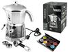 Bialetti Mokona silber Espressosiebträgermaschine mit 3-fach Brühsystem Bialetti Mokona silber Espressosiebträgermaschine mit 3-fach Brühsystem