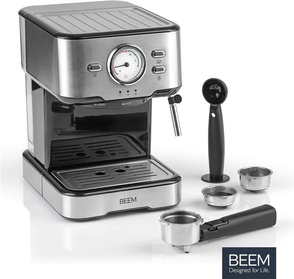 Siebträgermaschine Ausstattung & Handhabung Beem Espresso Select (05025)