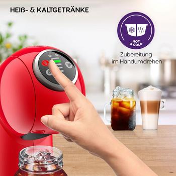 Krups Nescafé Dolce Gusto Genio S Plus Rot – Krups Nescafé Dolce Gusto Genio S Plus Rot: Kompakte Kaffeekapselmaschine