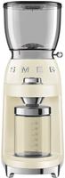 Smeg 50s Style CGF01CREU Kaffeem&uuml;hle mit Mahlgradeinstellung - Crema Cremewei&szlig;