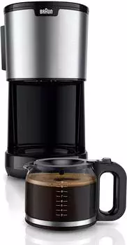 Braun KF1500BK PureShine – Braun KF1500BK PureShine – Übersichtliche Steuerung für unkomplizierte Kaffeezubereitung