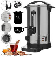 Arebos - Gl&uuml;hweinkocher 8,8 L Edelstahl Gl&uuml;hweinautomat Gl&uuml;hweinkessel...