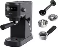 AEG ESPRESSOMASCHINE Schwarz 14.7x30.4x41.2 cm