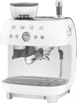 Smeg EGF03WHEU Siebträgermaschine weiß – Smeg EGF03WHEU Siebträgermaschine weiß – Frisch gemahlene Bohnen für authentischen Espressogeschmack