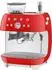 Smeg EGF03RDEU Siebträgermaschine rot