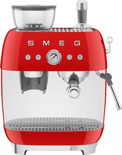 Smeg EGF03RDEU Siebträgermaschine rot