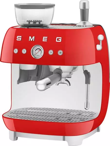 Smeg EGF03RDEU Siebträgermaschine rot