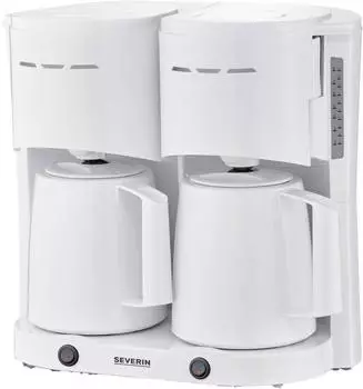 Severin KA 9314 Duo-Filterkaffeemaschine Weiss