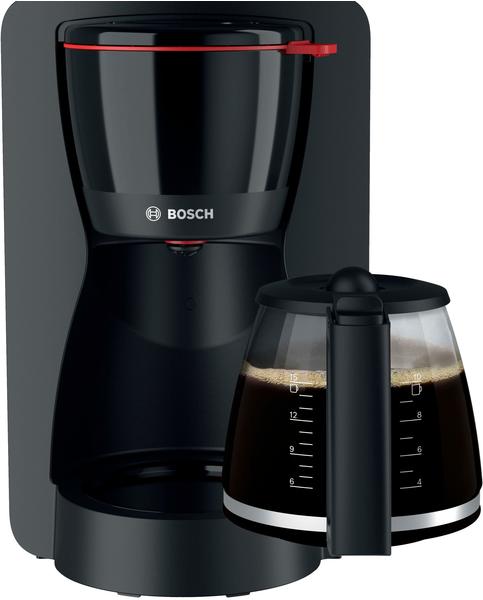 Bosch TKA3M133 MyMoment Kaffeemaschine mit Glaskanne rot