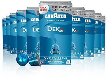 Lavazza Capsule Compatibili Nespresso Dek (100 pcs)