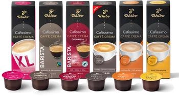 Tchibo Cafissimo Probierset Caffè Crema Edition verschiedene Sorten (6 x 10 Kapseln)