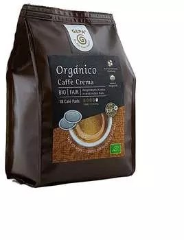 Gepa Org&aacute;nico Caff&egrave; Crema, 18 Pads