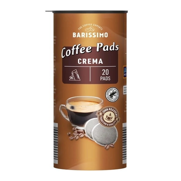 Barissimo Coffee Pads Crema, 20 Pads