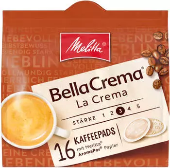Melitta Bella Crema La Crema, 16 Pads