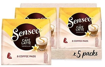 Douwe Egberts Senseo Kaffeepads Café Latte Vanilla 5x8 Pads