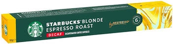 Starbucks Blonde Espresso Roast Decaf 10 Kapseln