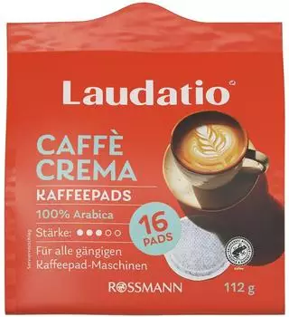 Laudatio Kaffeepads Caffe Crema 16 Port.