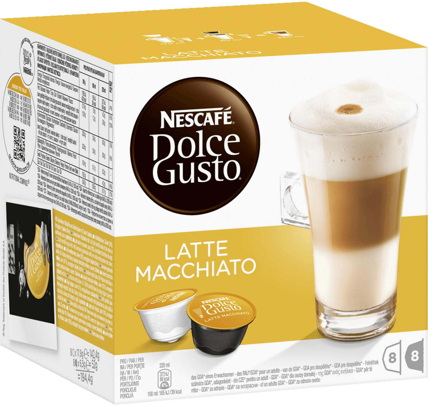 Nescafé Dolce Gusto Latte Macchiato (8 Port.) Test TOP Angebote ab 5,28 €  (März 2023)