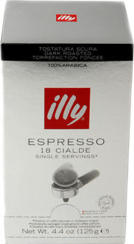 illy Espresso Pads Dunkle Röstung Box (18 Port.)