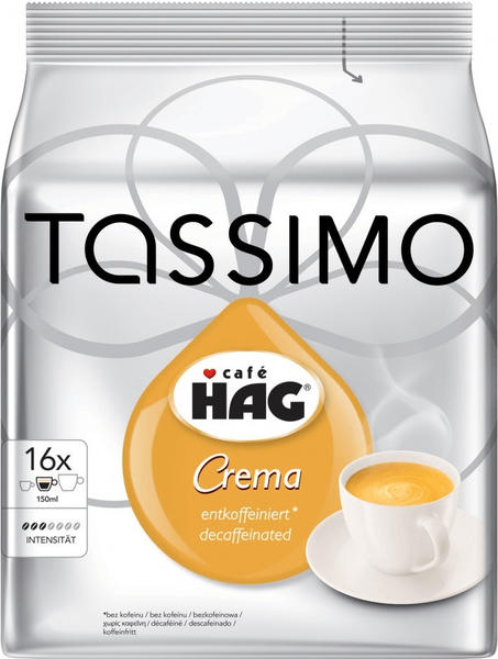 Tassimo Café Hag Crema entkoffeiniert T-Disc (16 Port.) Test: ❤️ TOP  Angebote ab 4,98 € (Juni 2022) Testbericht.de