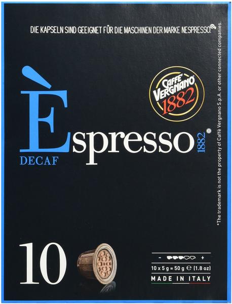 Caffe Vergnano 1882 E'spresso Decaf (10 Port.)