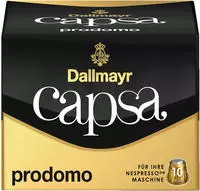 Dallmayr Kaffeekapseln Capsa prodomo, 10 Kapseln, f&uuml;r Nespresso, Grundpreis: &euro;