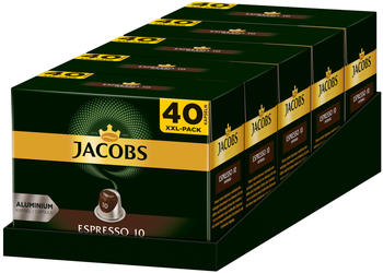 Jacobs Espresso 10 Intenso Kapseln XXL-Pack (5x40 Port.)