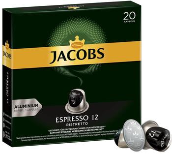 Jacobs Espresso 12 Ristretto Kapseln (20 Port.)