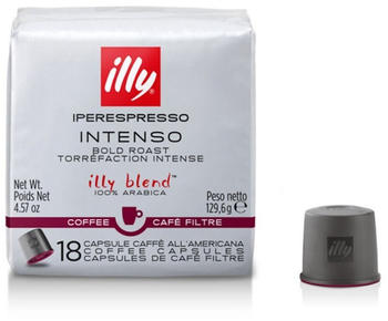 illy Iperespresso Intenso Filterkaffee-Kapseln starke Röstung (18 Port.)