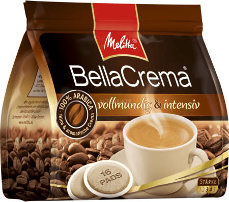 Melitta BellaCrema Pads vollmundig & intensiv (16 Port.)