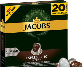 Jacobs Espresso 10 Intenso Kapseln (20 Port.)