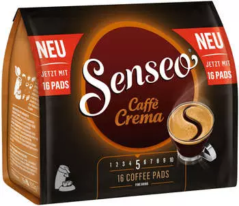 Douwe Egberts Senseo Caffé Crema (16 Port.) – Genussmomente mit Douwe Egberts Senseo Caffé Crema