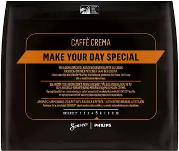 Douwe Egberts Senseo Caffé Crema (16 Port.) – Vielseitiger Geschmack für jeden Gaumen