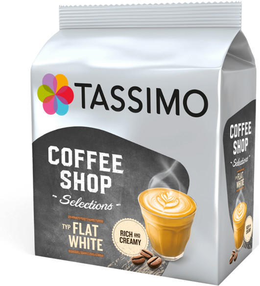 Tassimo Coffee Shop Selections Flat White (8 Port.)