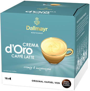 Nescafé Dolce Gusto Dallmayr Crema dOro Caffé Latte Kapseln (16 Port.)