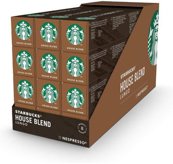 Starbucks House Blend Lungo Kaffeekapseln (12x10 Port.)
