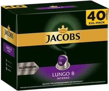 Jacobs Lungo 8 Intenso Kaffeekapseln (40 Port.)