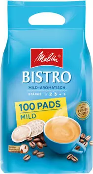 Melitta Bistro Mild (100 Pads)