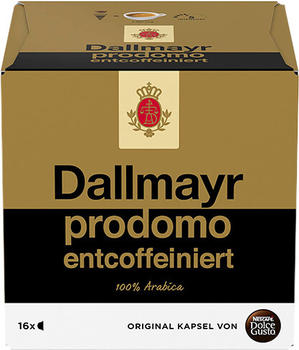 Dallmayr Prodomo entcoffeiniert Dolce Gusto (16 Kapseln)