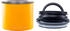 Airscape Edelstahl-Aromabehälter 950ml 12,1cm gelb