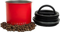 Airscape Edelstahl Aromabeh&auml;lter 250g rot matt