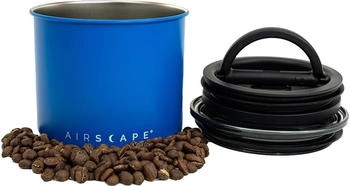 Airscape Edelstahl-Aromabeh&auml;lter 950ml 12,1cm blau