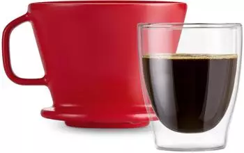 Tchibo Kaffee Handfilter Gr. 2 rot (632933)