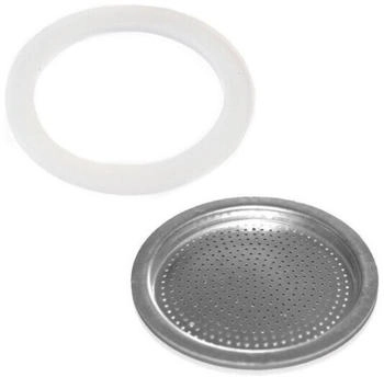 Cilio Dichtungsring mit Sieb für Espressokocher Classico (6 Tassen / 7 × 7 × 0,5 mm) (320565)