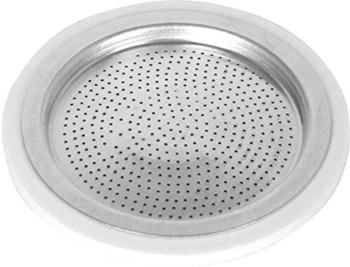 Bialetti Dichtungsring und Filter für Espressokocher Moka Induktion (6 Tassen) (0800040)