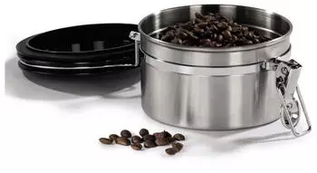 Xavax Kaffeedose Edelstahl 250g für Kaffeepulver Luftdicht Vorratsdose Behälter (00111255)